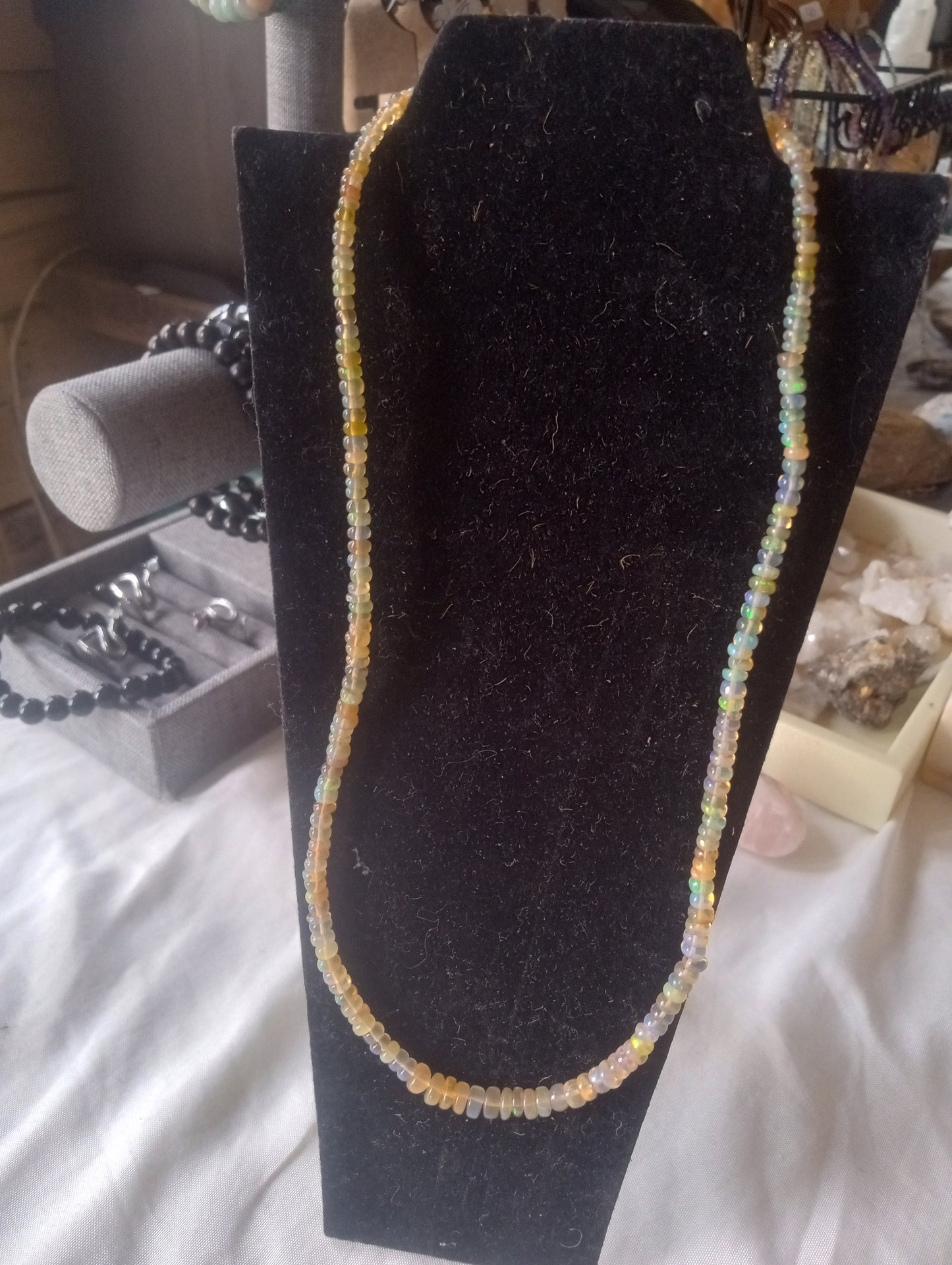 Opal Beaded Necklace